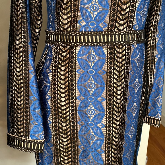 Endless Rose Black Blue Mini Dress - Picture 4 of 14